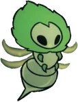 Moss Mother boss illustration from Hollow Knight Silksong