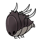 Savage Beastfly boss illustration from Hollow Knight Silksong