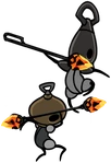 Signis and Gron boss from Act 2 in Bellhart - Difficulty A - Optional boss in Hollow Knight: Silksong