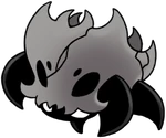 Skull Tyrant boss from Act 2 in Greymoor - Difficulty A - Optional boss in Hollow Knight: Silksong