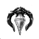 Multibinder blue tool icon from Hollow Knight Silksong resembling a weaver spindle for Bind healing
