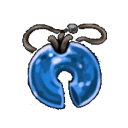 Magnetite Brooch yellow tool icon from Hollow Knight Silksong showing magnetic pickup effect