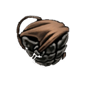 Shell Satchel yellow tool icon from Hollow Knight Silksong showing capacity expansion design